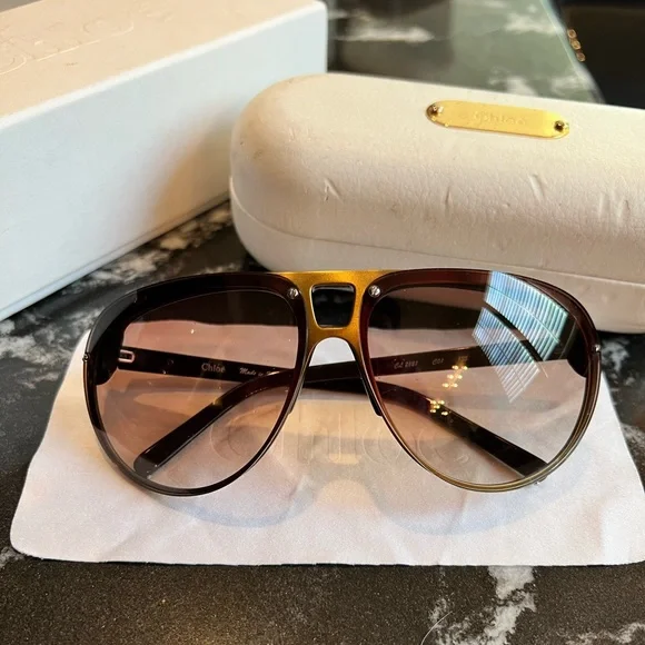 Chloe | Accessories | Chloe Sunglasses Cl 221 Brown | Poshmark display picture 1
